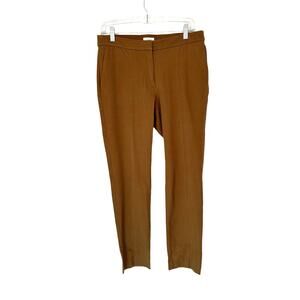 J. Jill Premium Bi-Stretch Brown Career Work Stretch Leg Dress Pants Size 8 Tall